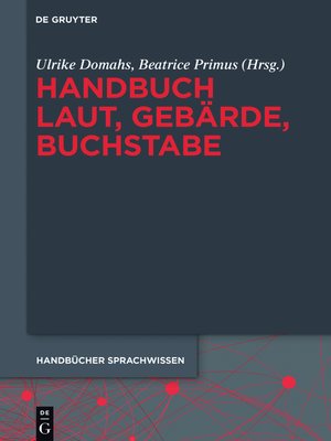 cover image of Handbuch Laut, Gebärde, Buchstabe